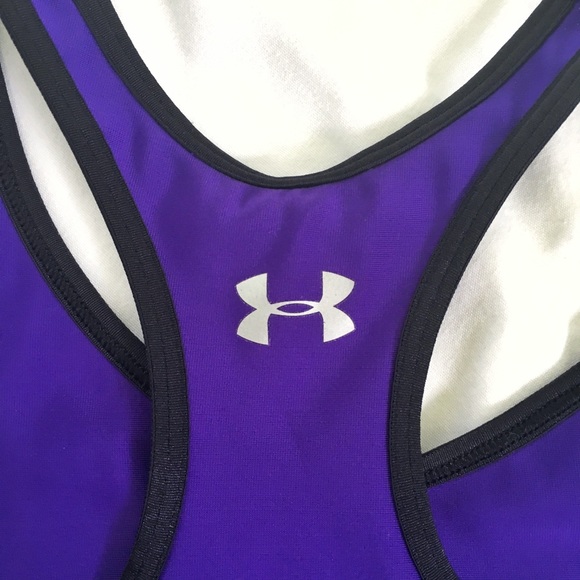Under Armour Sports Bra in Purple - Picture 3 of 3